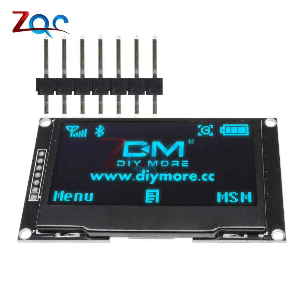 2,42 дюймовый ЖК-экран 12864 OLED дисплей модуль IIC IEC SPI серийный C51 STM32 SSD1309 для Arduino 128X64 белый/синий/зеленый/желтый