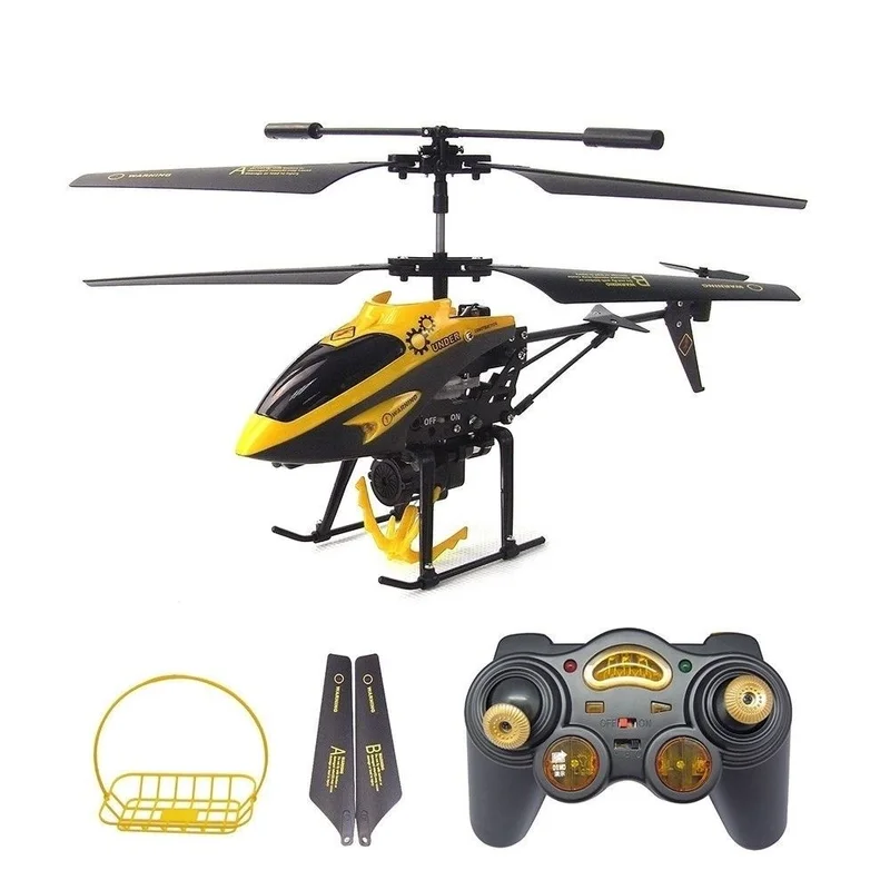 Remote Control Drone Helicopter V398 3.5CH Electric Metal Helicopters