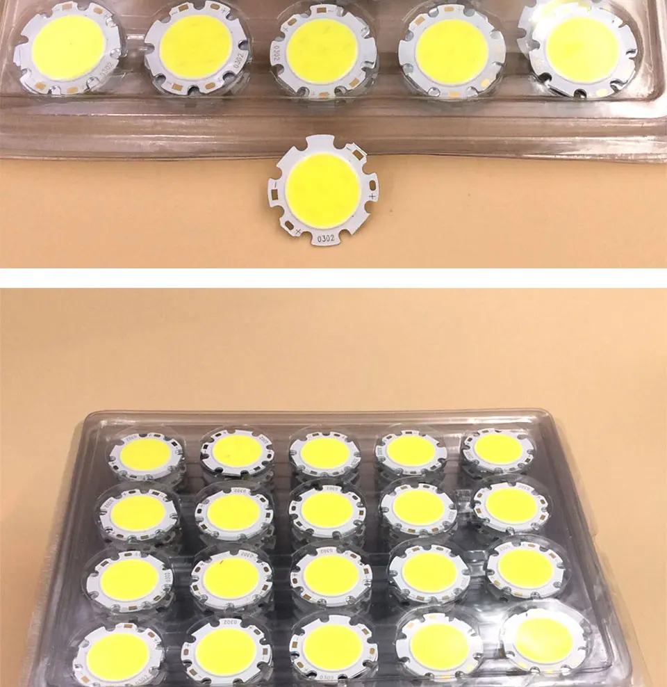 Round COB LED Chip On Board Light Source 28mm Diameter for Spotlight Downlight DIY LED Lamp Bulbs (6)