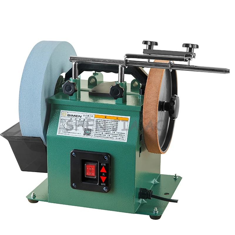 10 inch low speed grinder positive and reverse white corundum grinding machine water-cooled grinder polishing machine 220V 220W 2