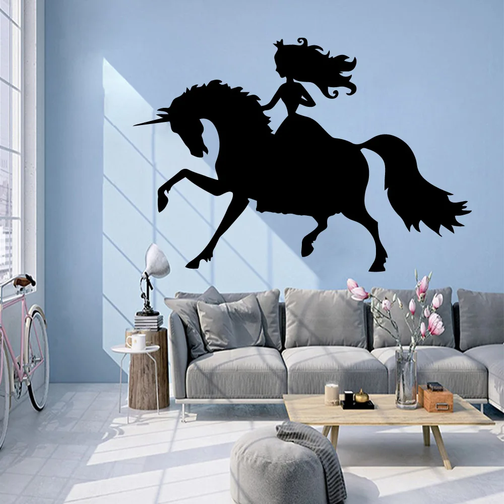 

NEW horse riding Self Adhesive Vinyl Wallpaper Kids Room Removable Wall Sticker Home Decoration Wallpaper Bedroom Stickers