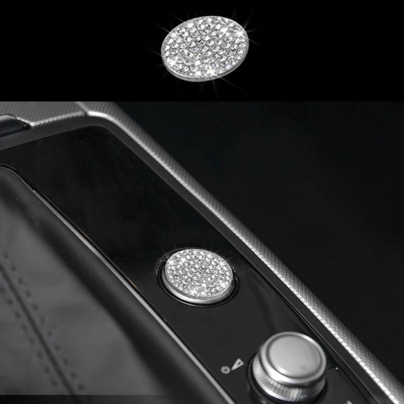 

Diamond Style Alloy Engine Start Button Case Cover Trim For Audi A7 12-2017 & A6 C7 12-17