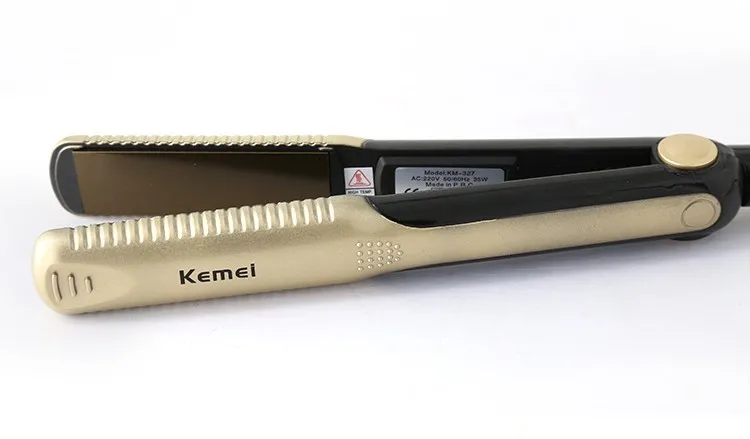 Быстрая Новое поступление г. выпрямители волос Профессиональный выпрямитель cabelo Портативный Керамический выпрямитель утюги Инструменты для укладки KM-327