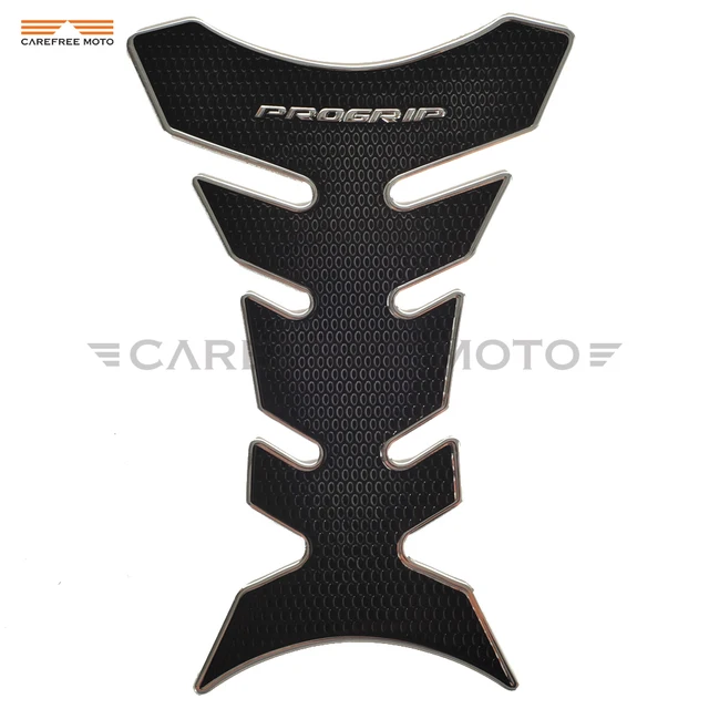 Motorcycle 3D Rubber Sticker Gas Fuel Oil Tank Pad Protector Cover Decals Case for Honda Yamaha BMW Kawasaki Suzuki Silver