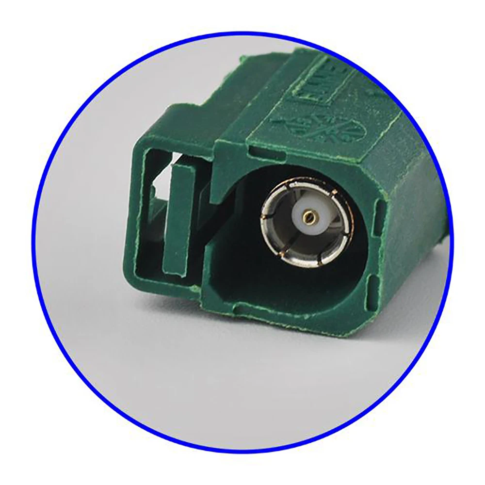 Fakra E Green RF Coaxial Connector for Car TV Cable