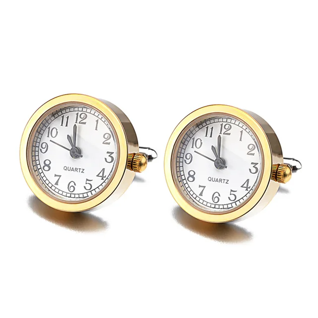 Buy Lepton Functional Watch Cufflinks For Mens Round