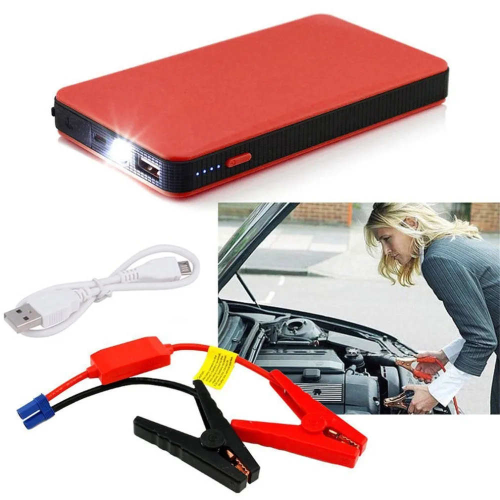 12V 20000mAh Mini Portable Multifunctional Car Jump Starter Power Booster Battery Charger Emergency Start Charger Colorful