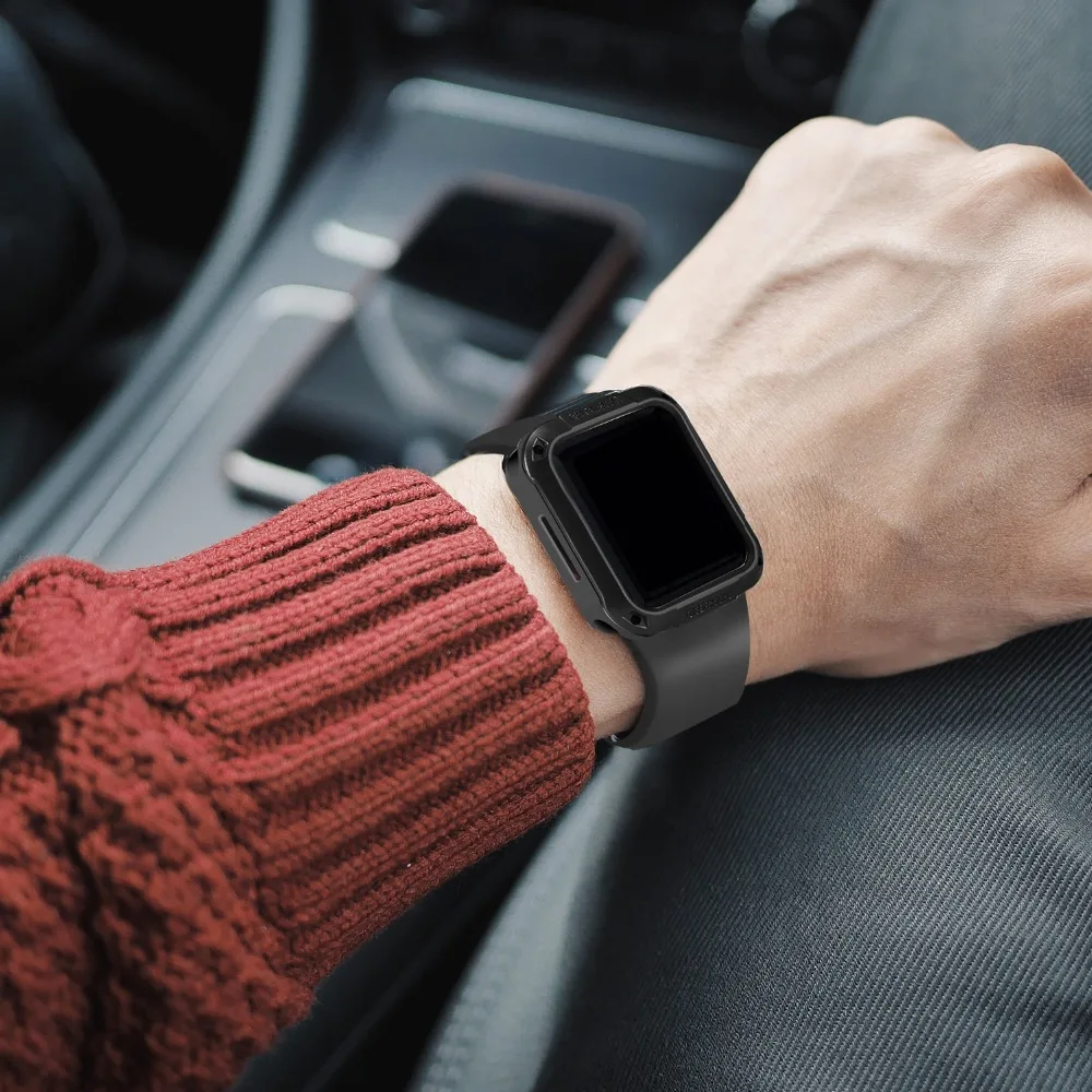 Защитная крышка SGP для Apple Watch 6 SE чехол 44 мм 40 42 38 PC iwatch 5 4 3 2 Аксессуары защиты от