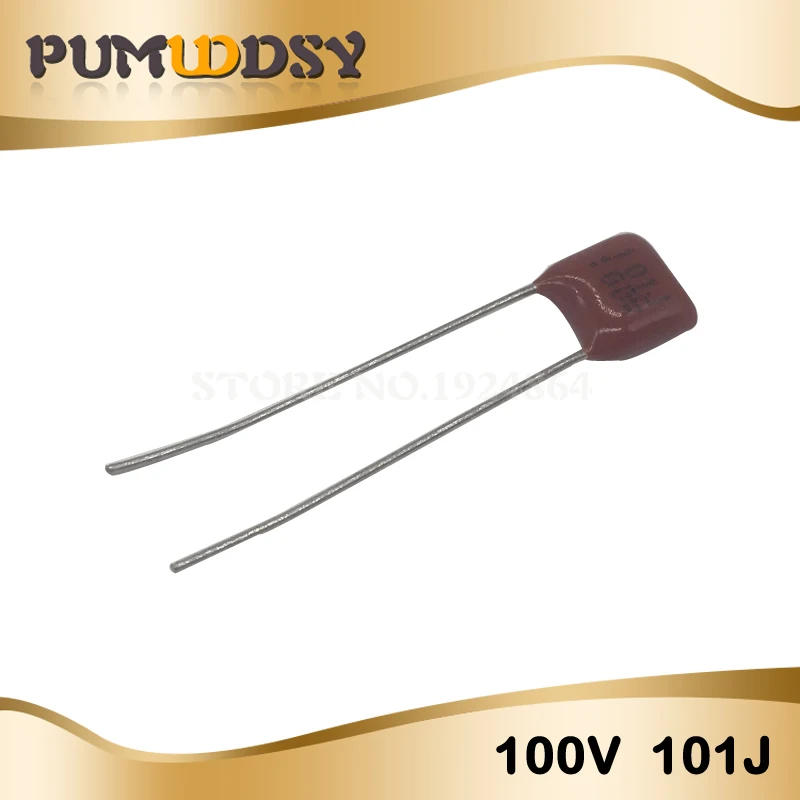 20 шт. 100V101J 100В 100PF 100p 101 63V101J Pitch 5 мм CBB полипропиленовый пленочный