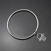 Pulseira Feminina 2017 Bangles 18 kinds of Bangle Hand/Bead/Leaf Pendant Bracelet 3mm Thickness Charm women Jewelry Pulsera 4
