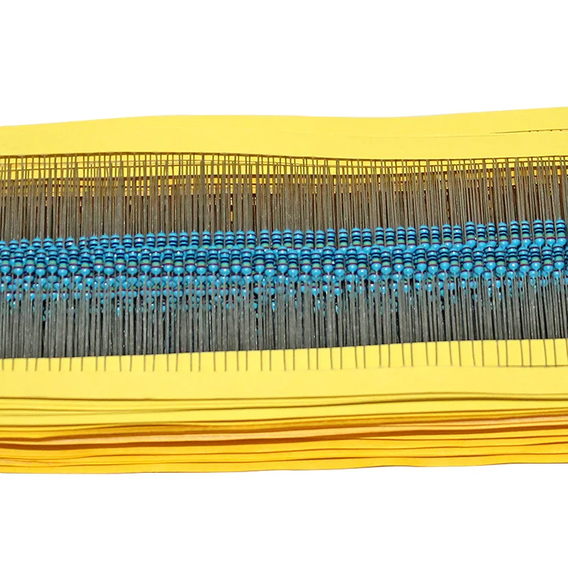 

A total of 73 1/4W metal film resistor packages are available. Each resistor has an accuracy of one percent for each of 20