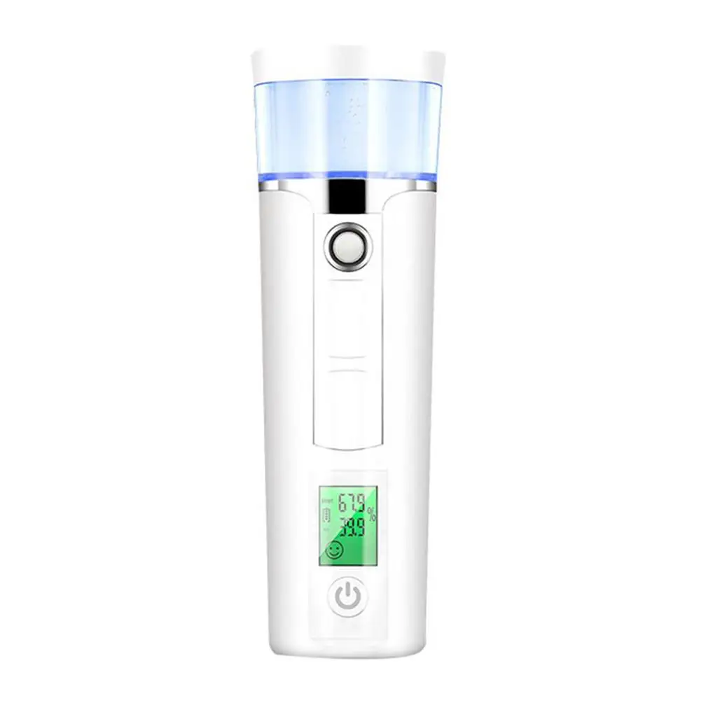 

Portable 3-in-1 Nano Sprayer USB Charging Water Supply Instrument Skin Moisture Test Emergency Power Bank Beauty Sprayer
