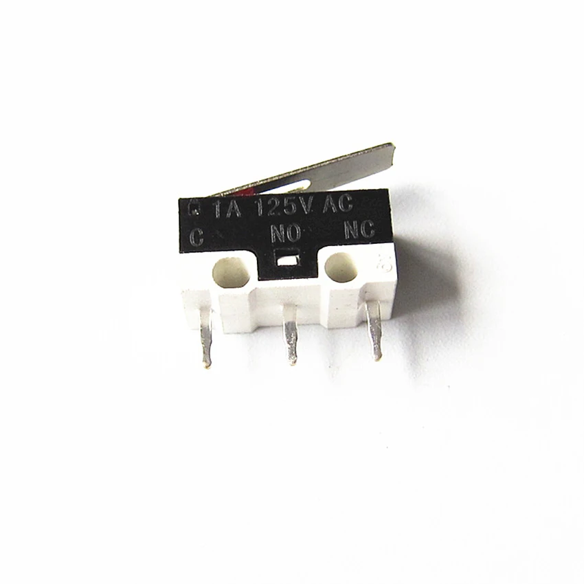10 шт. концевой выключатель кнопочный переключатель 1A 125V AC Мышь 3 штыри