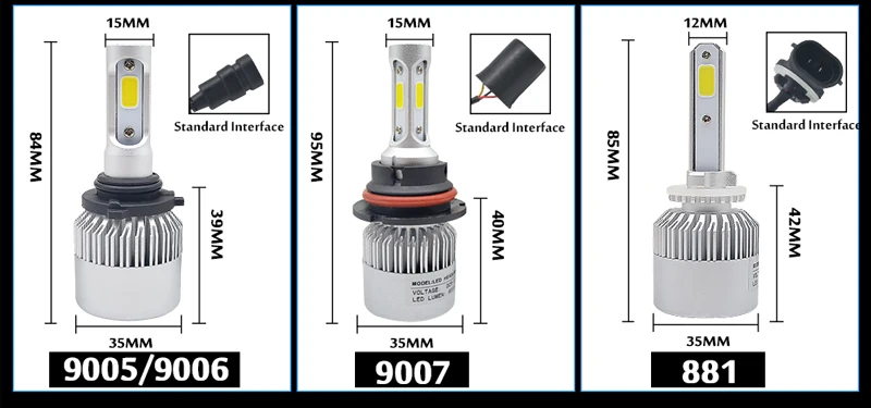 HID Xenon 55W Conversion Headlight KIT H1//H3//H4//H7//H11//9005//9006//880//881// ddcc