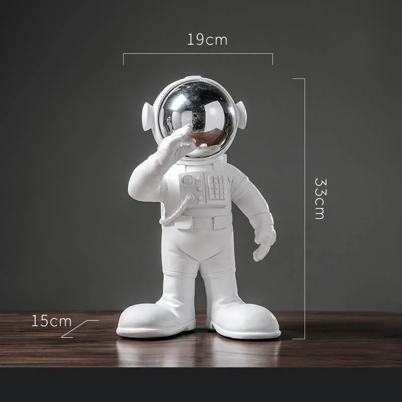 Современная Скульптура космонавта, статуя из смолы, абстрактная Статуэтка космонавта, нордическая статуэтка, украшение для дома, аксессуары, ремесло, Декор, R738
