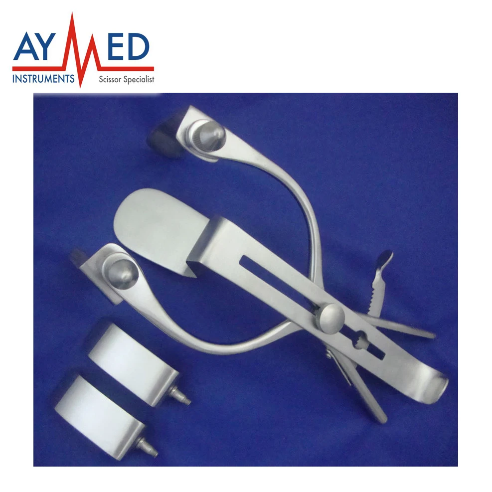 

2 pieces Millin bladder retractor complete prostatectomy surgical instruments abdominal scissors