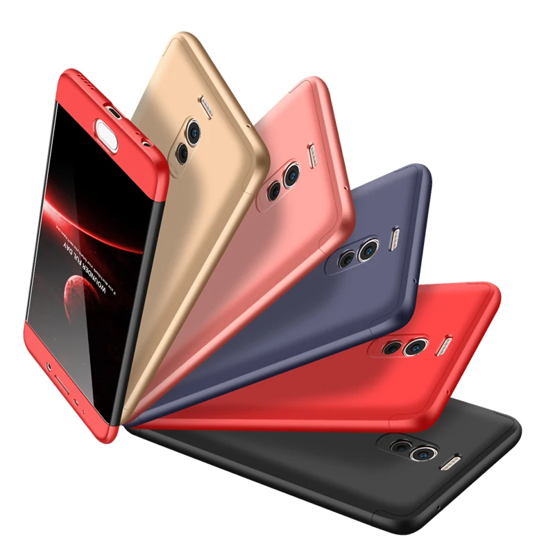 Роскошные для Meizu Note 6 чехол защищает Coque Жесткий PC 360 Полный Meilan Note6 Примечание 3 в 1