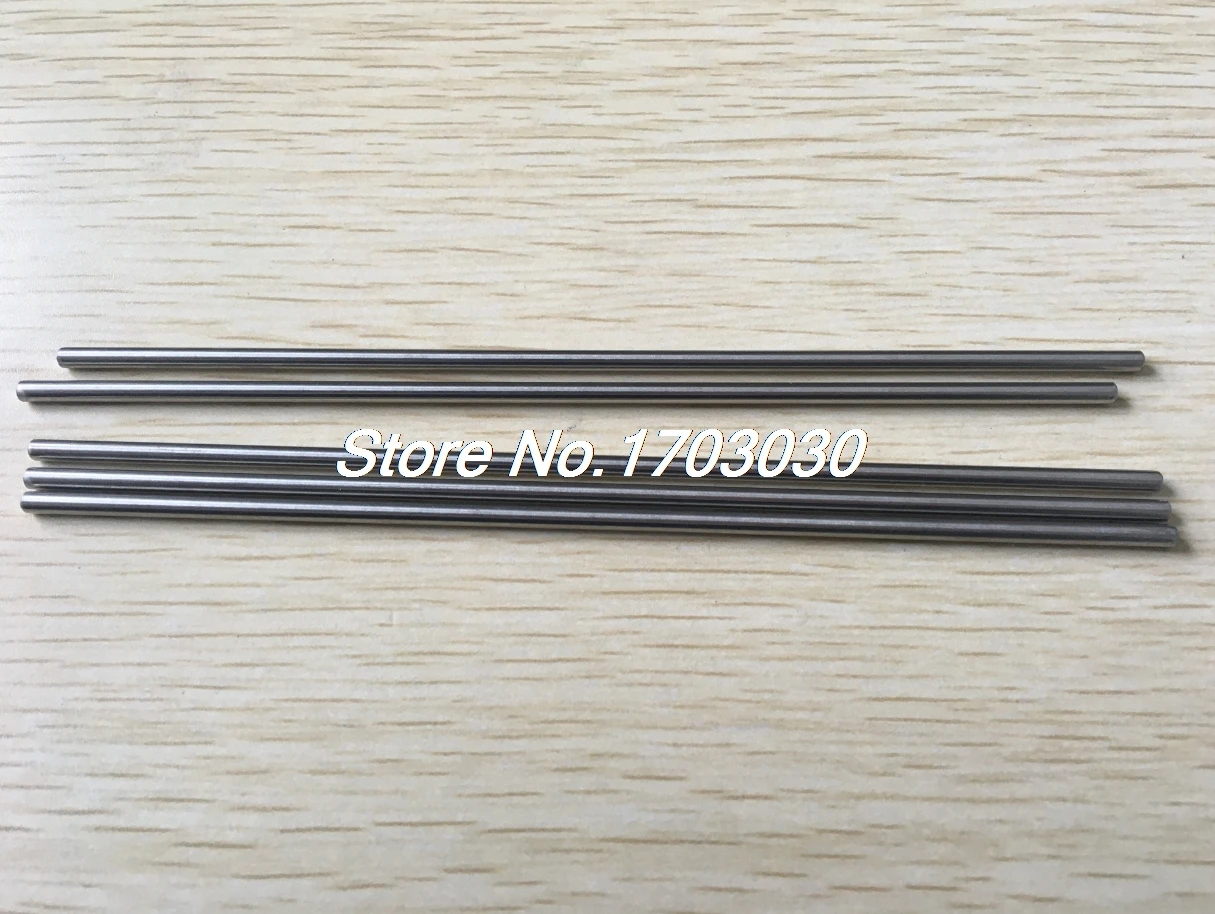10 Pcs RC Airplane Model Part Stainless Steel Round Rods Axles Bars 3mm x 120mm