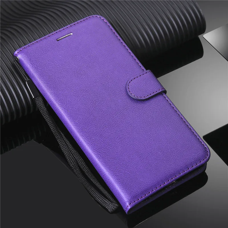J4 J6 J8 J1 J2 Pro J3 J5 J7 Prime роскошный кожаный чехол-портмоне с откидной крышкой чехол для телефона чехол для samsung Galaxy J7 Duo телефона - Цвет: Фиолетовый