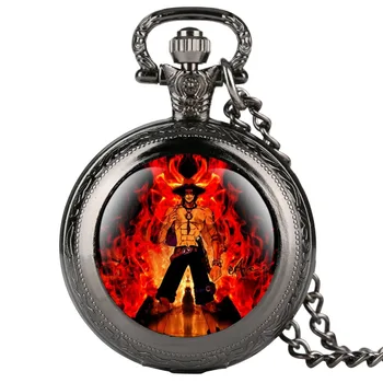 

Cool ONE PIECE Quartz Pocket Watch Men Vintage Fob Women Watches with Necklace Pendant Clock Gifts for Children Boys