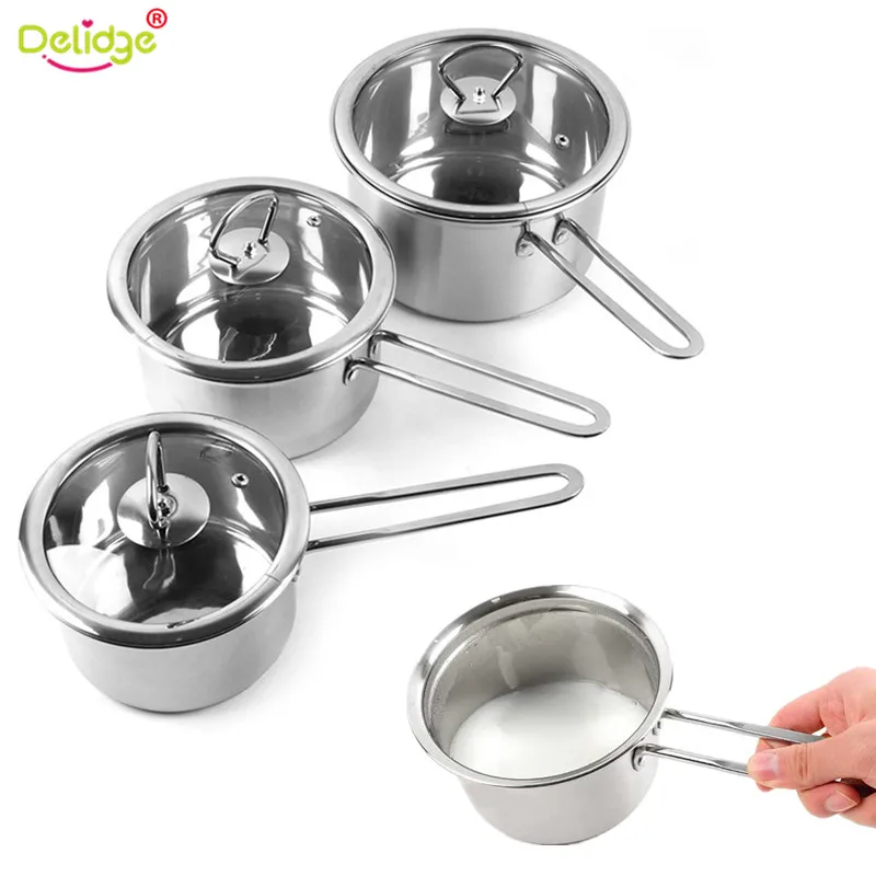 

Delidge 1 PC 16 18 20 CM Heating Pot Different Sizes Stainless Steel Instant Noodles Mike Egg Soup Cooking Pot Kitchen Cookware