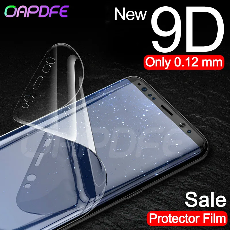 

Protective Film on the For Samsung Galaxy S9 S8 Plus Note 8 9 S7 Edge A6 A8 Plus 2018 Soft Full Curved Screen Protector Film