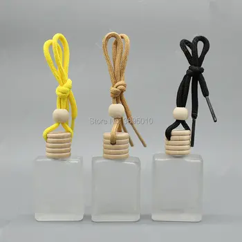 

15ml Frosted Glass car Perfume Bottles Empty car hanging Refillable Bottle Scent Case with Travel F848