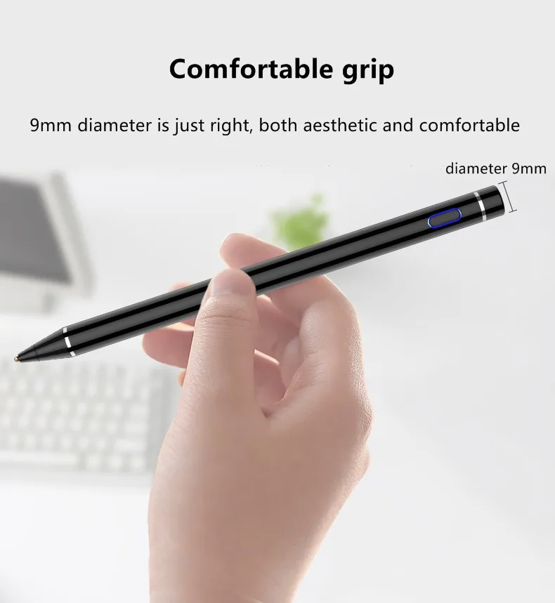 10moons стилус для телефона Android Tablet Кепки acitive Ручка для Apple iPad картина ручка с магнитной Кепки