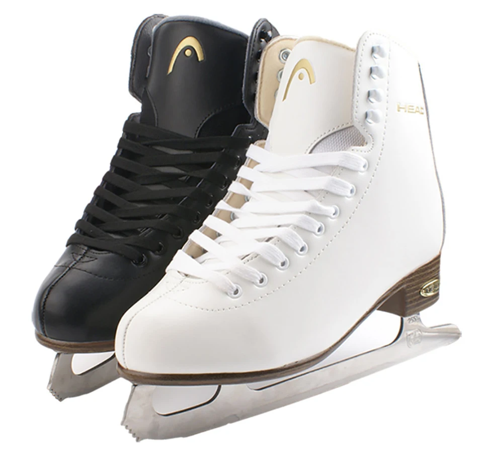 Adult Child Ice Skate Tricks Shoes Leather Ice Blade Skates Professional Flower Knife Ice Hockey Knife Real Ice Skating ID16