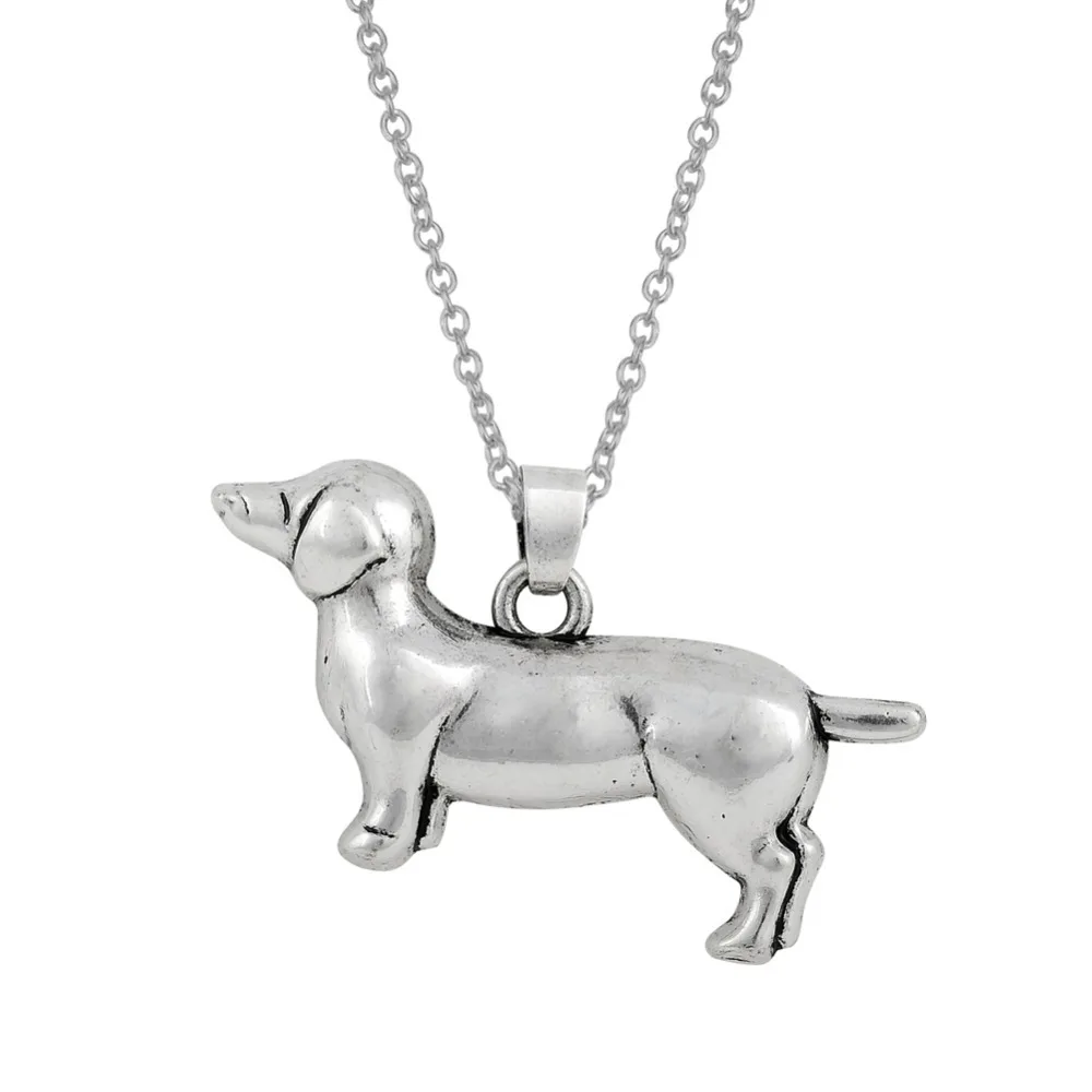Buy my shape Antique Silver Plated Dog Pet Dachshund