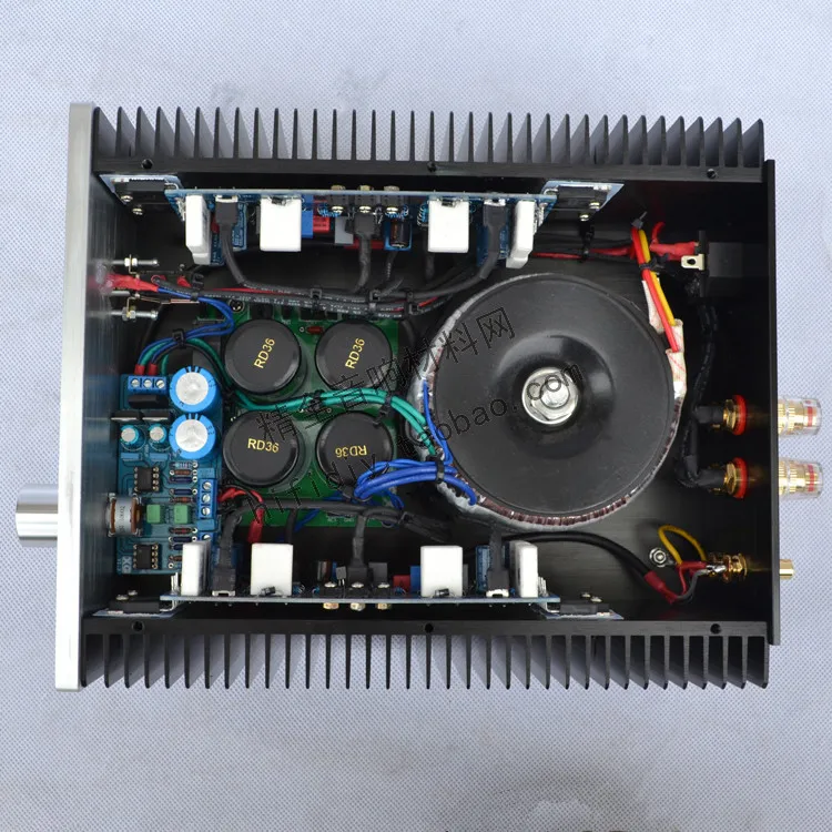 AM-60 AC220V DIY Hi-Fi fever класс AB усилитель на NJW0302/NJW0281 усилитель 100 Вт* 2 транзисторный усилитель или 2*15 Вт Класс A-AMP