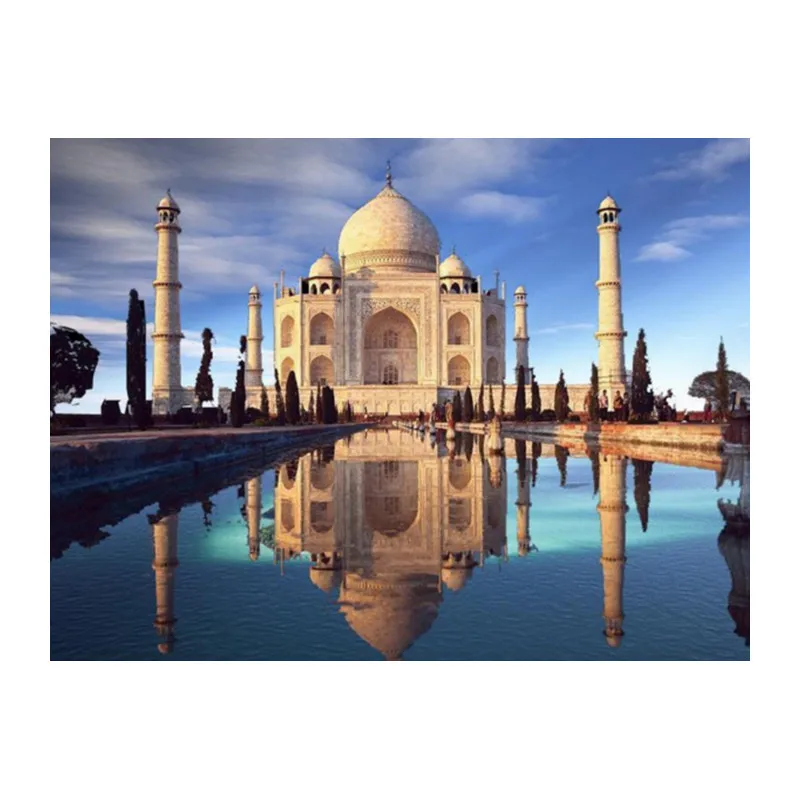 Diamond Embroidery Mosque Picture of Rhinestones Handmade Craft DIY 5D Diamond Painting Mosic Religion Series