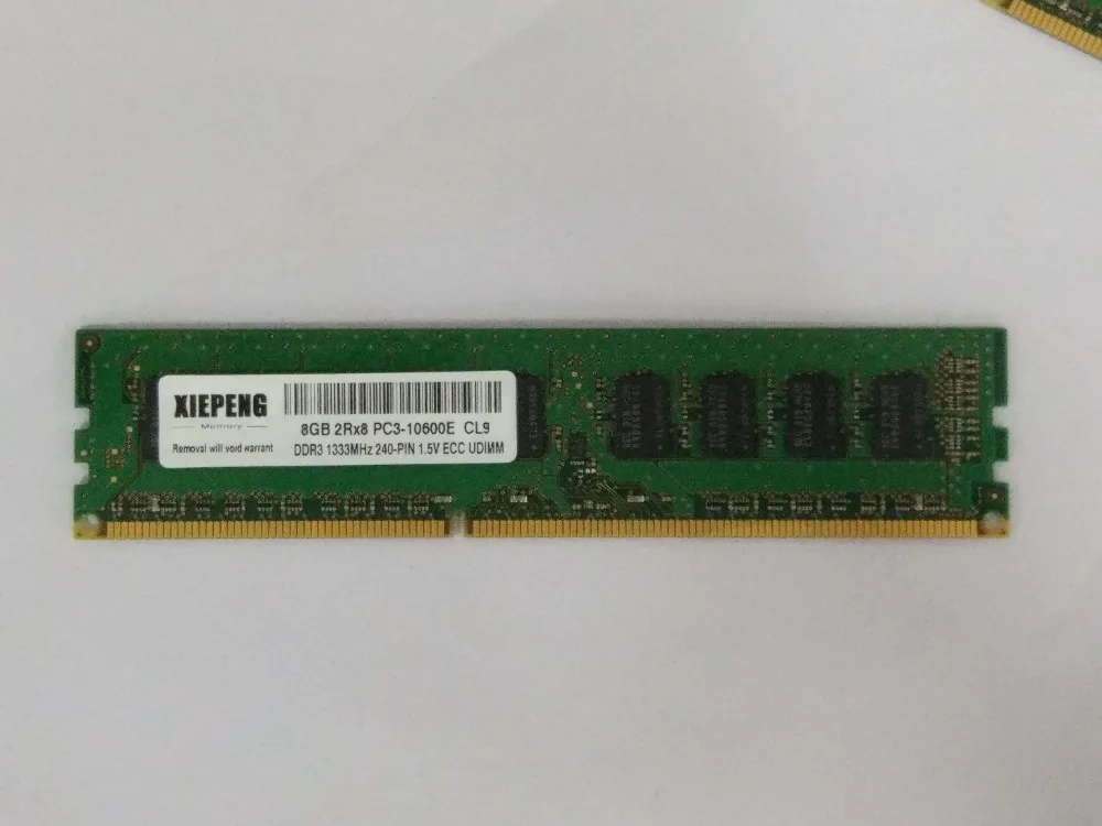 8 ГБ 2Rx8 PC3-12800E оперативная память 4 Гб DDR3 1333 МГц ECC небуферизированная память для Dell Precision Workstation T7500 PowerEdge R510 R515 сервер