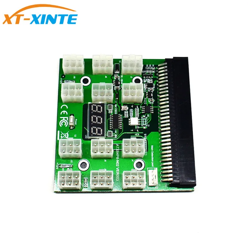 Блок питания PCI E 12В 64 контактный к 12x 6Pin серверный адаптер разделочная плата для HP