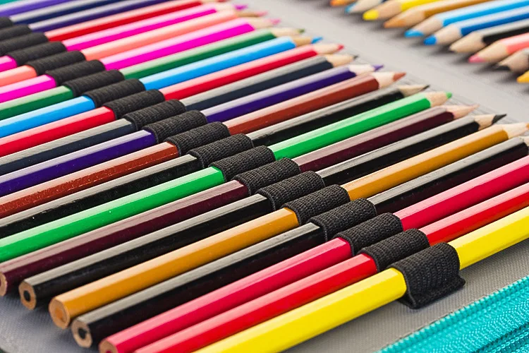 Cases para Meninas Caixa de Lápis Bolsa de Armazenamento Couro Escola Lápis Menino - 160 Buracos Caneta Caixa Multi Função Case Bolsa Papelaria Kit 120 8 caixa de lápis 120 160 buracos caneta