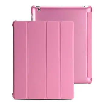 

Ultra Slim Magnetic Smart Cover For Apple ipad2 ipad3 ipad4 Sleeping Wakup Ultral Slim Leather Smart Case for Apple iPad 2 3 4