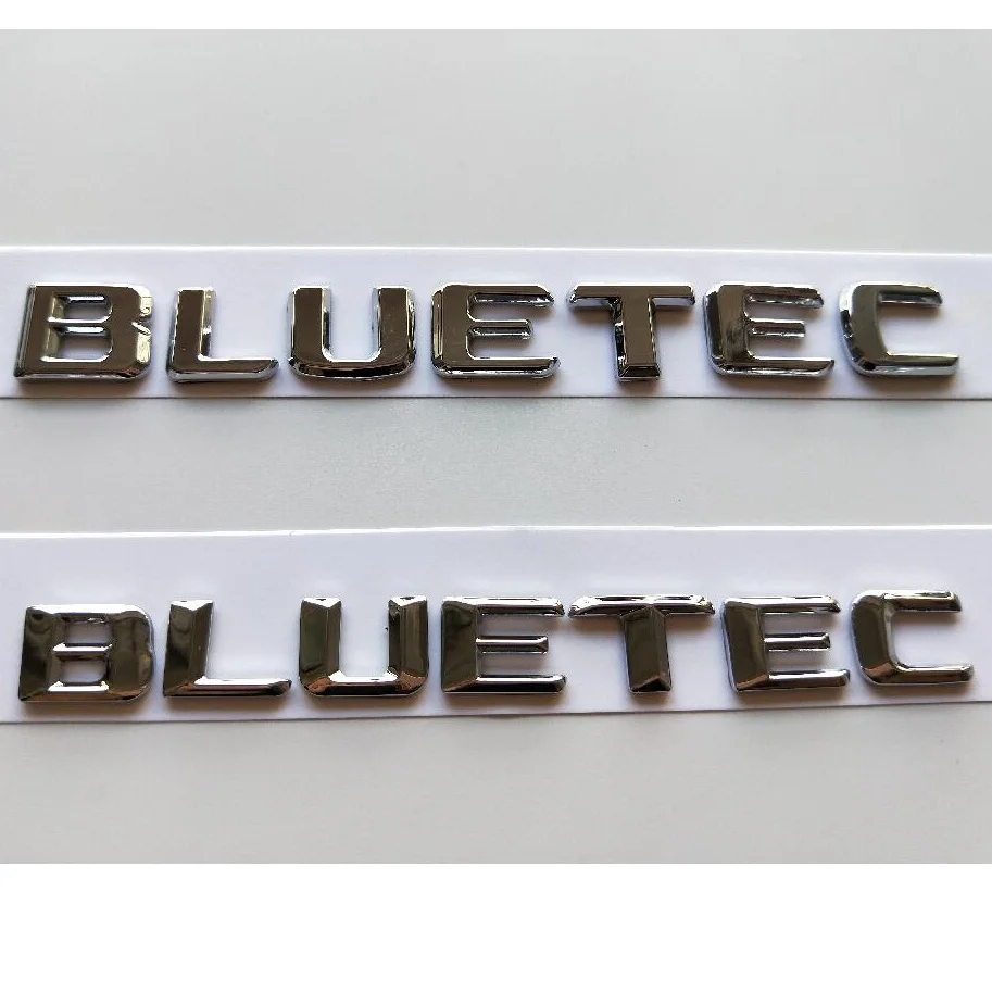 Хромированные буквы BLUETEC Задняя Крышка багажника лампа эмблема значок наклейка