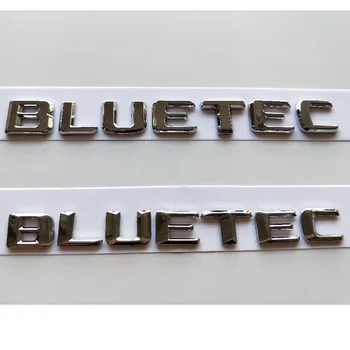 

Chrome Letters BLUETEC Rear Trunk Lid Lip Badges Emblems Emblem Badge Sticker for Mercedes Benz AMG