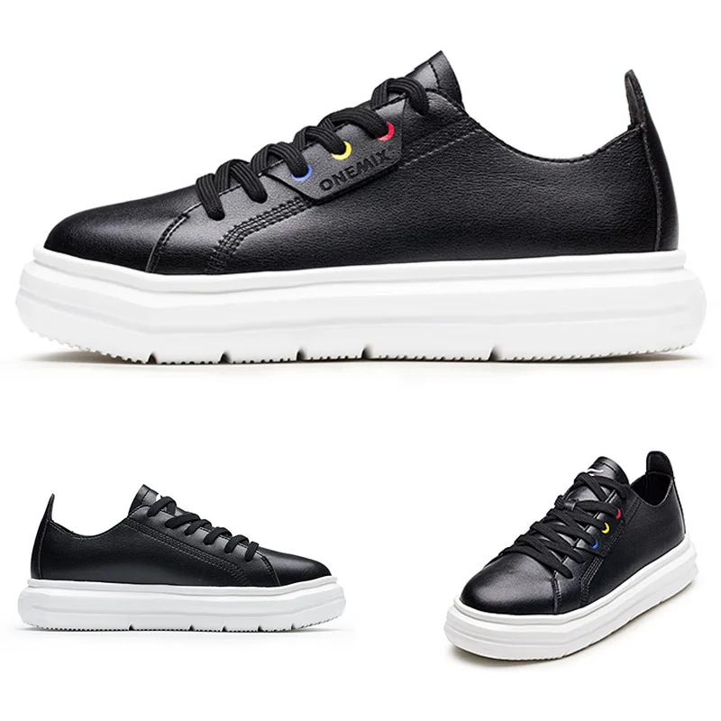ONEMIX الرجال عارضة أحذية رياضية الأحذية الجلدية تزلج بسيطة لينة صغيرة المشي الركض حذاء مسطح ONEMIX الرجال عارضة أحذية رياضية الأحذية الجلدية تزلج بسيطة لينة صغيرة المشي الركض حذاء مسطح