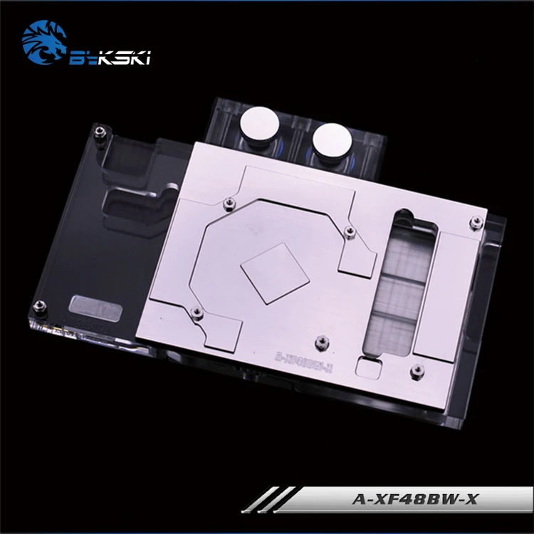 Блок водяного охлаждения BYKSKI с полным покрытием для RX590 FATBOY / XFX Radeon RX RS 480 8GB GDDR5 GPU