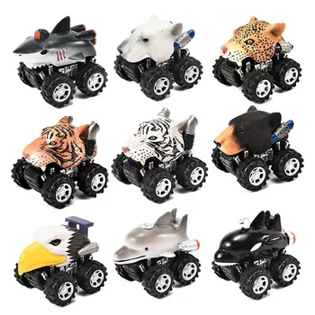 

Mini Vehicle Animal Pull Back Cars With Big Tire Wheel Creative Gifts For Kids Animal Style Car Model Mini Toy Car