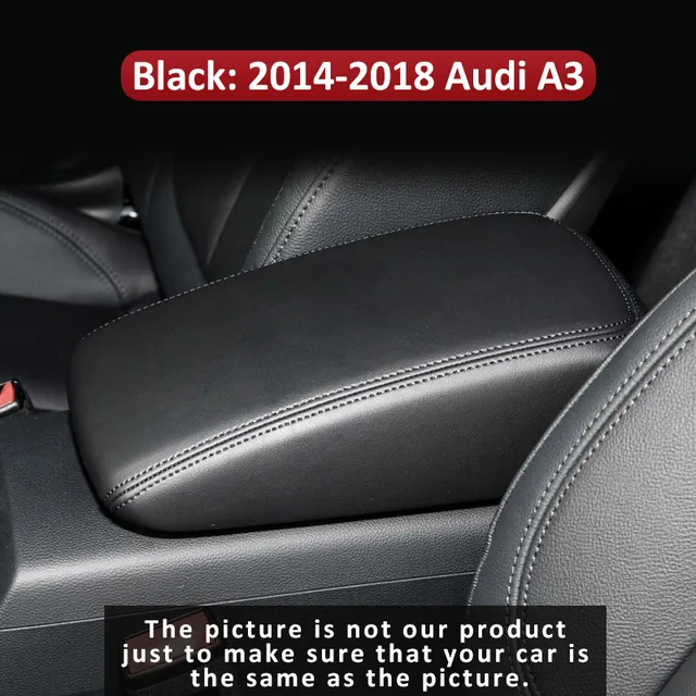 Buy Car Styling Armrest Pad Leather Center Console Arm