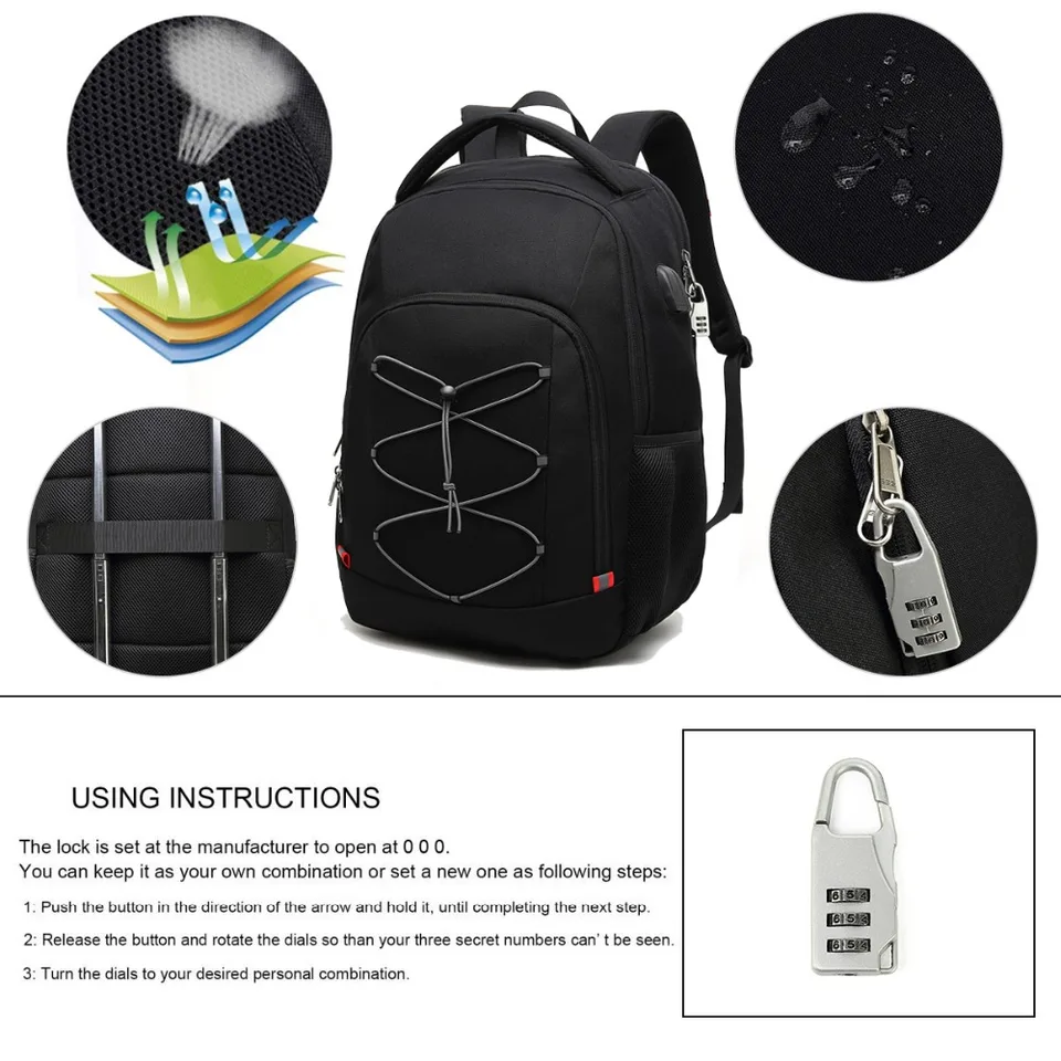 xqxa anti theft backpack
