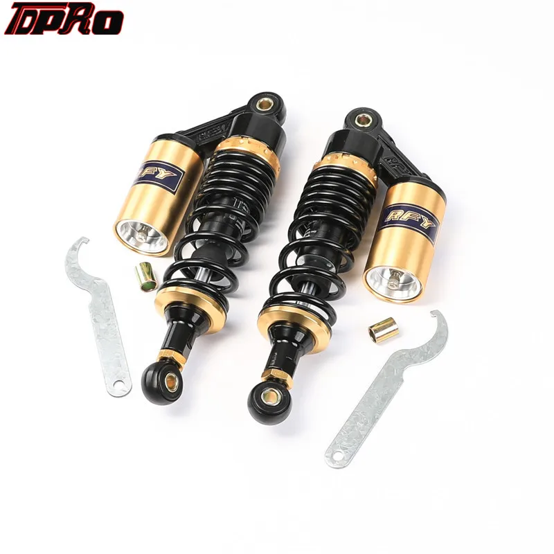 TDPRO Pair 280mm Motorcycle ATV Pit Bike Rear Shocks Absorbers Springs