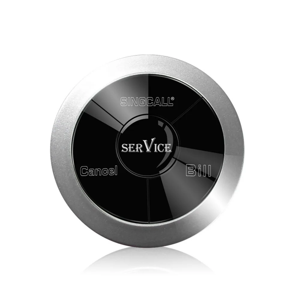 Пейджер для вызовов SINGCALL Service несколько кнопок с 3 опциями сервис отмена счет APE330