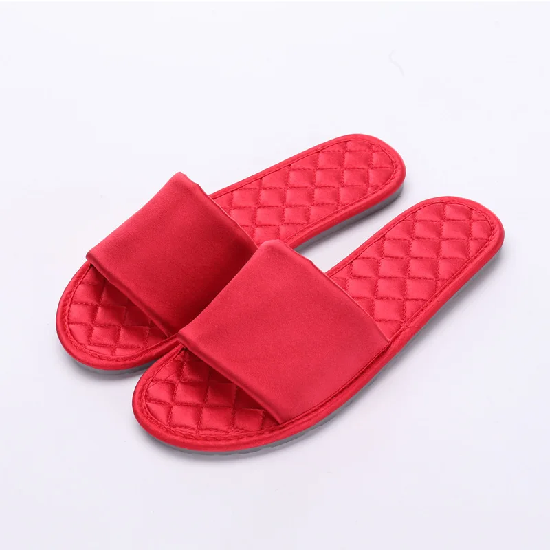 

Spring Shishang Korean Silk Satin Slipper Indoor Fashion Non-slip Ventilation Women's Cool Sale shoes woman zapatos mujer flat