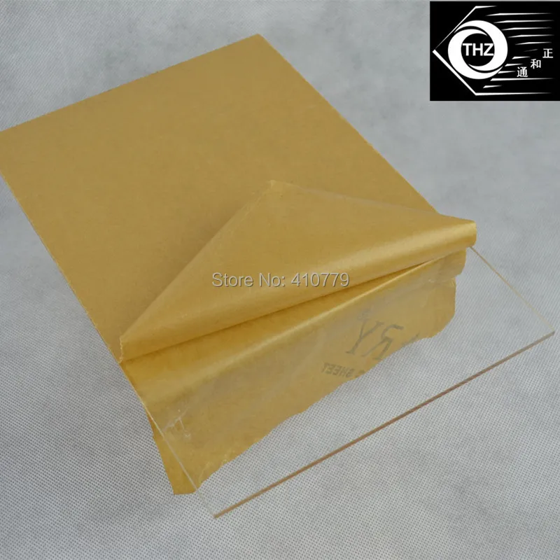 

Free Shipping Acrylic Clear Sheets 300x200x3mm High Transparent Perspex Board Have Any Size