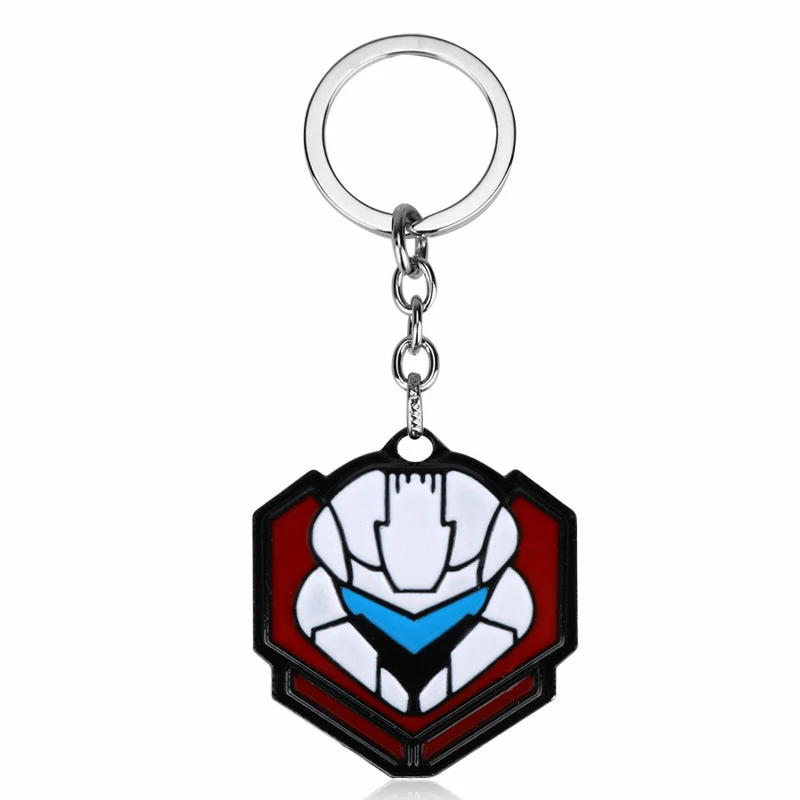 

Wholesale Movie Halo Keychain Spartan Assault Mask Metal Pendants Keyring Cartoon Cosplay Key chain Accessories Souvenirs