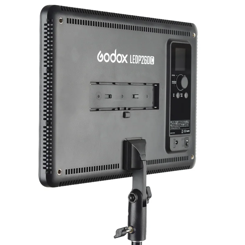 GODOX светодиодный P260C ультра-тонкий 30 W светодиодный видео Панель лампы Kit+ 2 м Свет Стенд 3300-5600 K для цифровых Камера Фотостудия