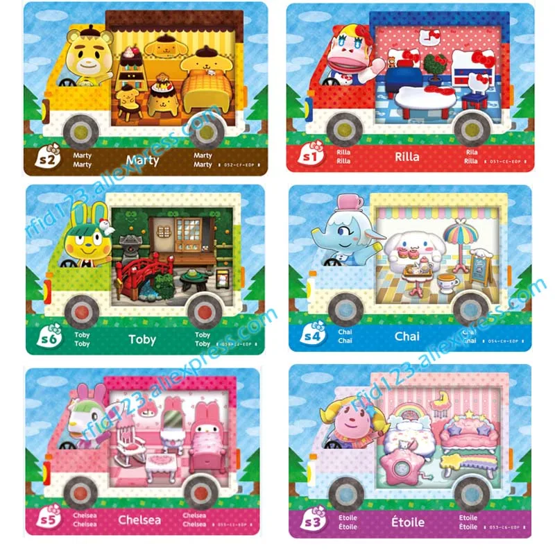

Animal Crossing X Sanrio Series NFC Card NTAG215 Printing Card Animal Crossing New Leaf Welcome